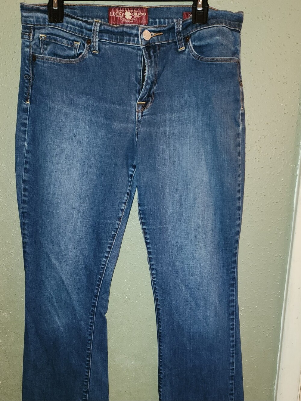 Lucky Brand Medium Blue Sofia Boot Jeans